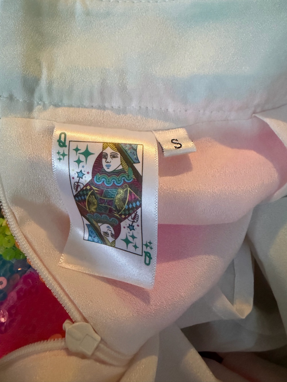 Queen of Sparkles | Neon Rainbow Sequin Skort | S - Picture 5 of 12